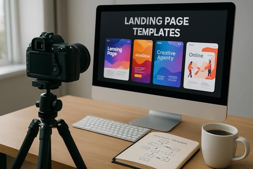 automated landing page content