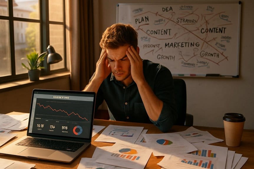 startups struggle with content