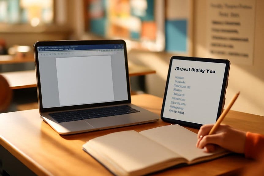 free ethical student writing